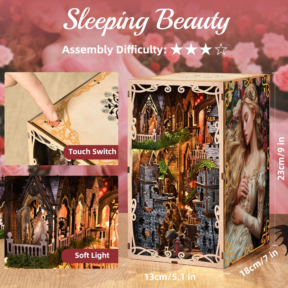 Sleeping Beauty DIY Book Nook