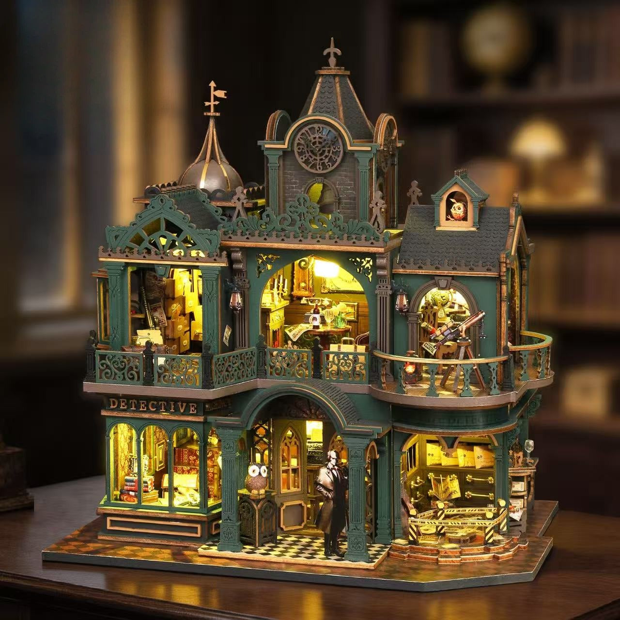 Green Detective Agency DIY Miniature House