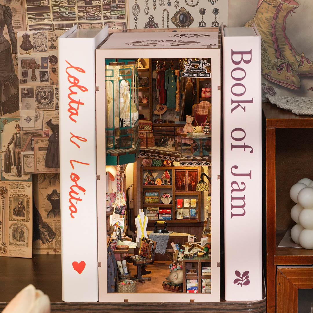 Sewing Room DIY Wooden Book Nook
