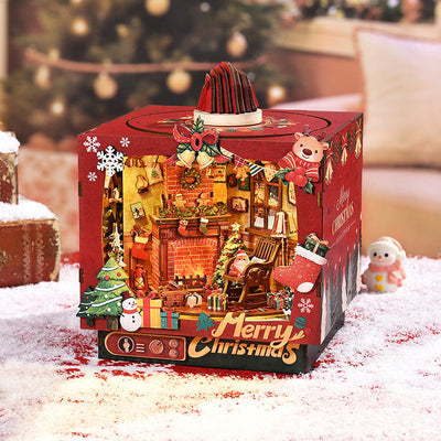 Christmas Triple Scene DIY Miniature House