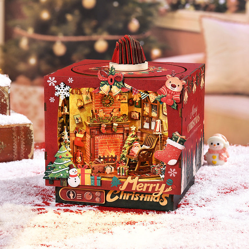 Christmas Triple Scene DIY Miniature House