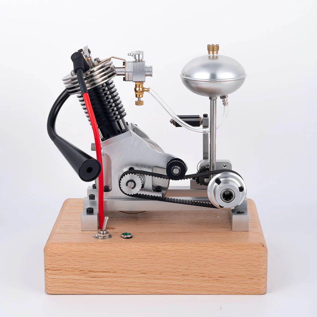 Hoglet V1 Single-Cylinder 4-Stroke Gasoline Realistic Motorcycle Internal Combustion Engine with Kick Start