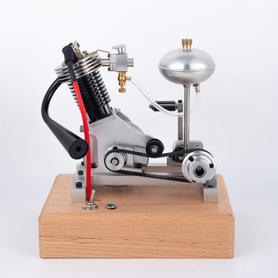 Hoglet V1 Single-Cylinder 4-Stroke Gasoline Realistic Motorcycle Internal Combustion Engine with Kick Start