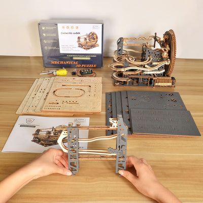 Galactic Star Trails 3D Wooden Puzzle