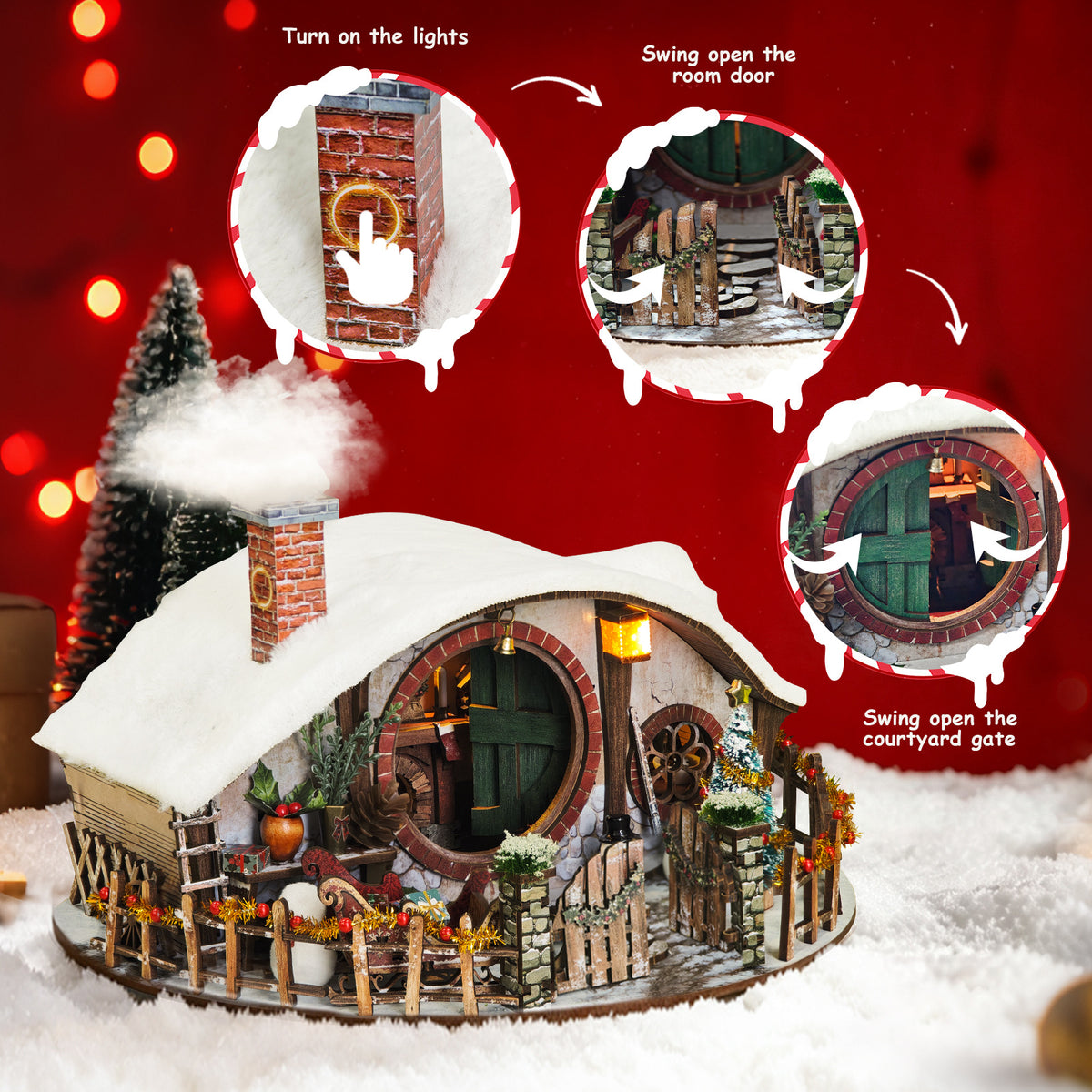 Magic Ring Snow DIY Miniature House