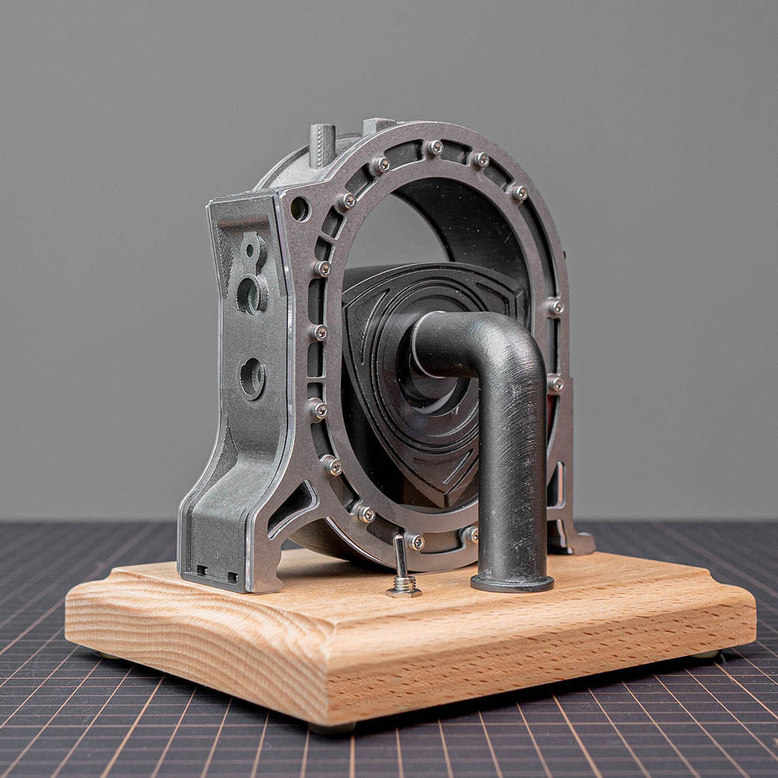 Metal 4-stroke Wankel Rotary Engine Model