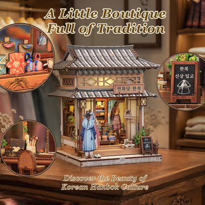 Lotus Hall Hanbok Studio DIY Miniature House