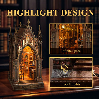 Aleph Library 3D Wooden Puzzle