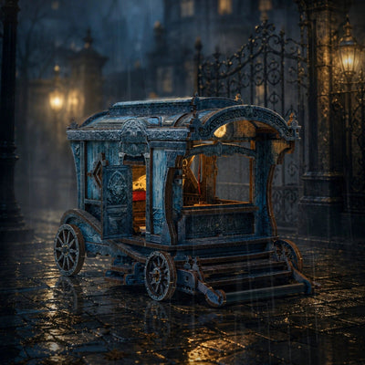 Onyx Dragon Carriage DIY Book Nook