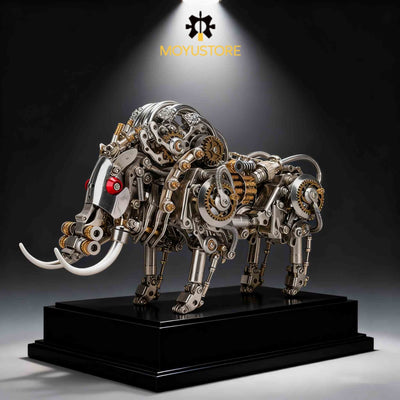 Wild Boar with Iron Tusk 3D Metal Model Kit Puzzle (1100PCS)
