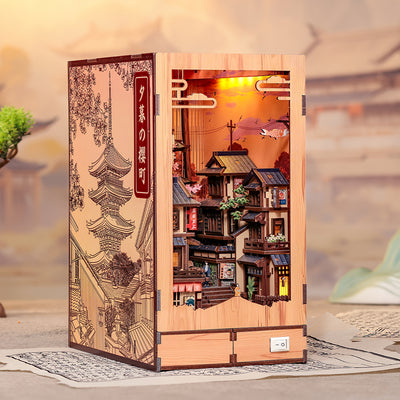 Twilight Sakura Path Book Nook