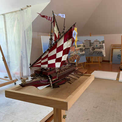 St.Jerome 3D Wooden Ship