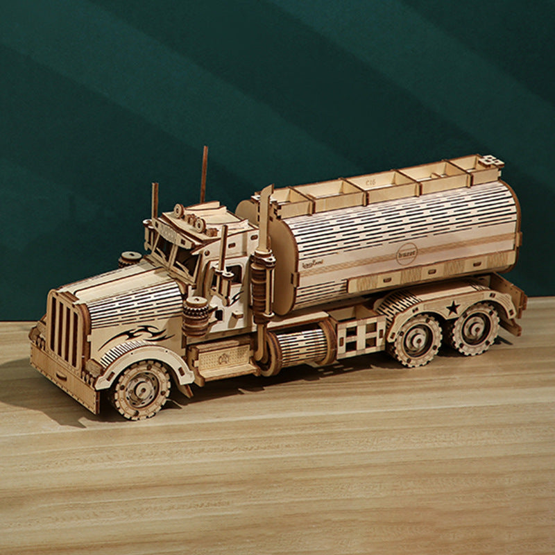 Tanker Truck 3D Wooden Puzzle