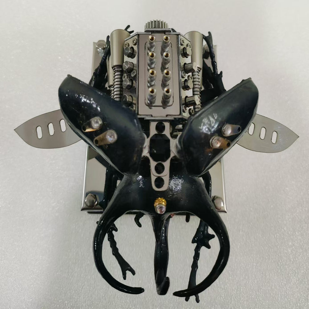 Mechanical Beetle V8 3D Metal Model