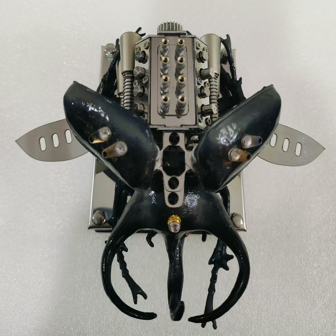 Mechanical Beetle V8 3D Metal Model