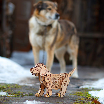 Mechanical Dog 3D Wooden Puzzle