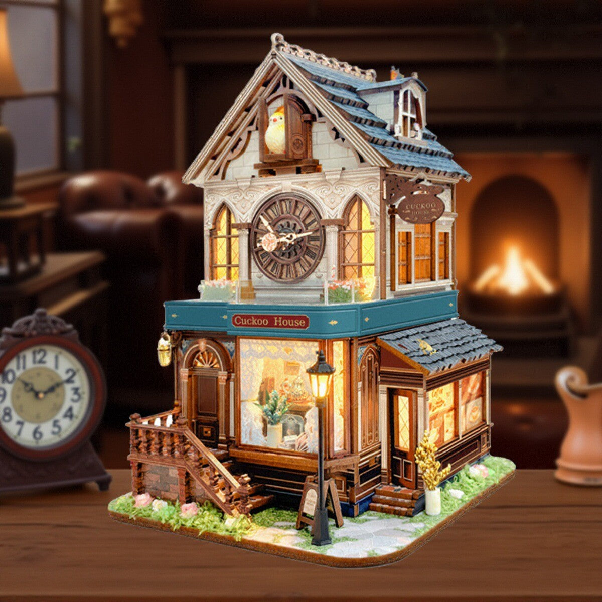 Cuckoo House 3D Wooden Puzzle