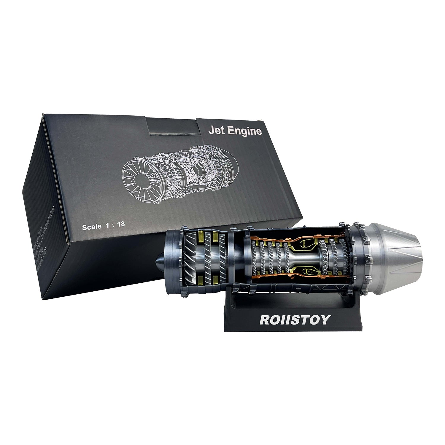 J-20 Fighter Jet 3D Printed Engine Model