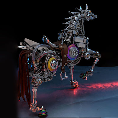 Mechanical Bionic Horse 3D Metal Model （1500+PCS）