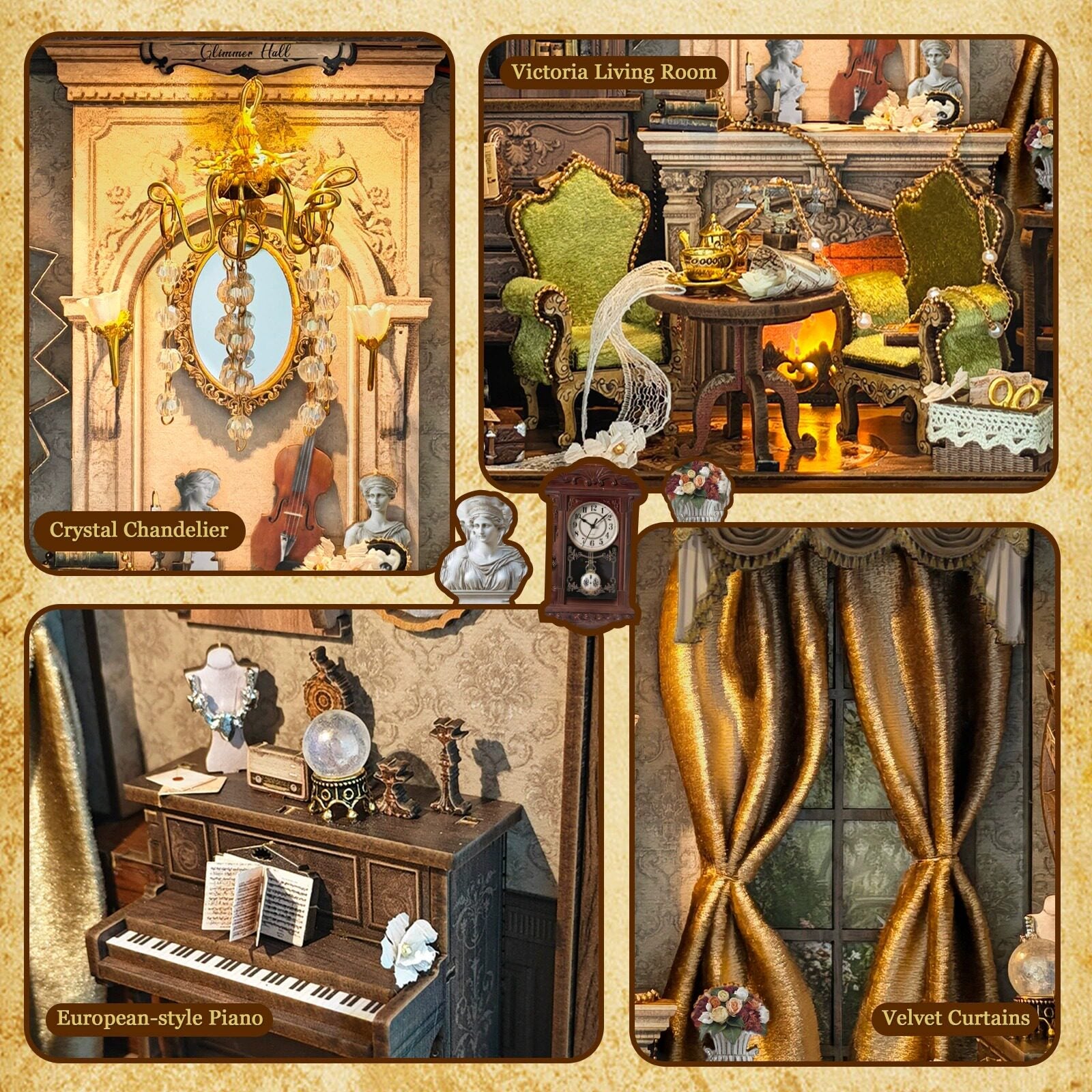 Glimmer Hall DIY Miniature House