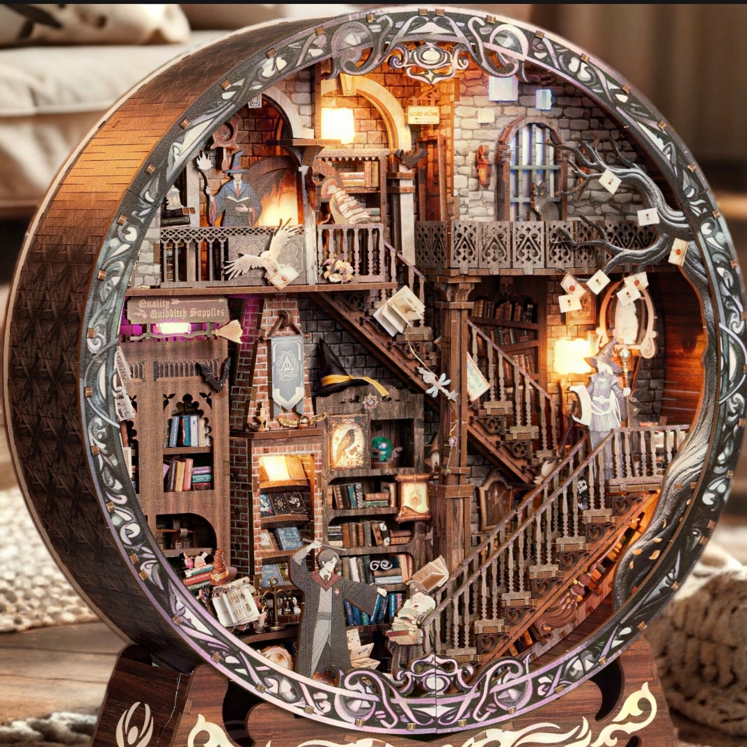 Magic Library 3D Wooden Puzzle