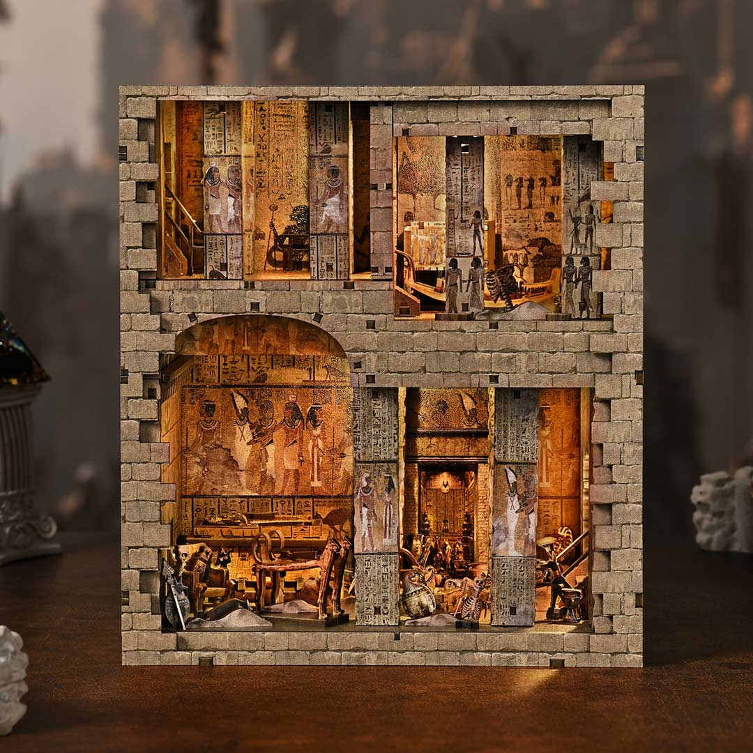 Egyptian Pharaoh's Tomb DIY Book Nook