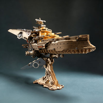 Space Warship 3D Wooden Puzzle