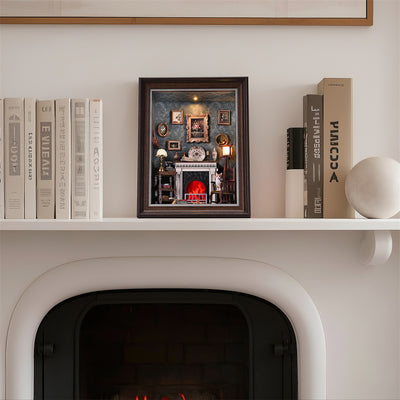 Fireplace frame Book Nook