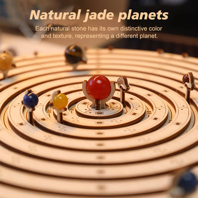 Mechanical Orrery Solar System 3D Wooden Kit