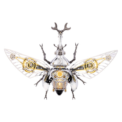 Mechanical Beetle Steampunk DIY Metal Insect Model Kit