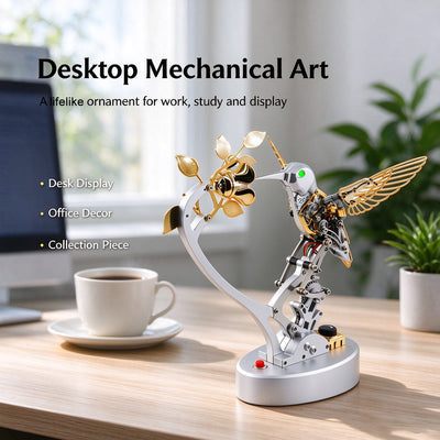 Mechanical Hummingbird Model Steampunk DIY Metal Assembly Kit