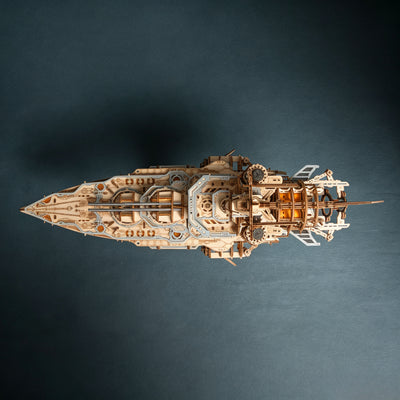 Space Warship 3D Wooden Puzzle