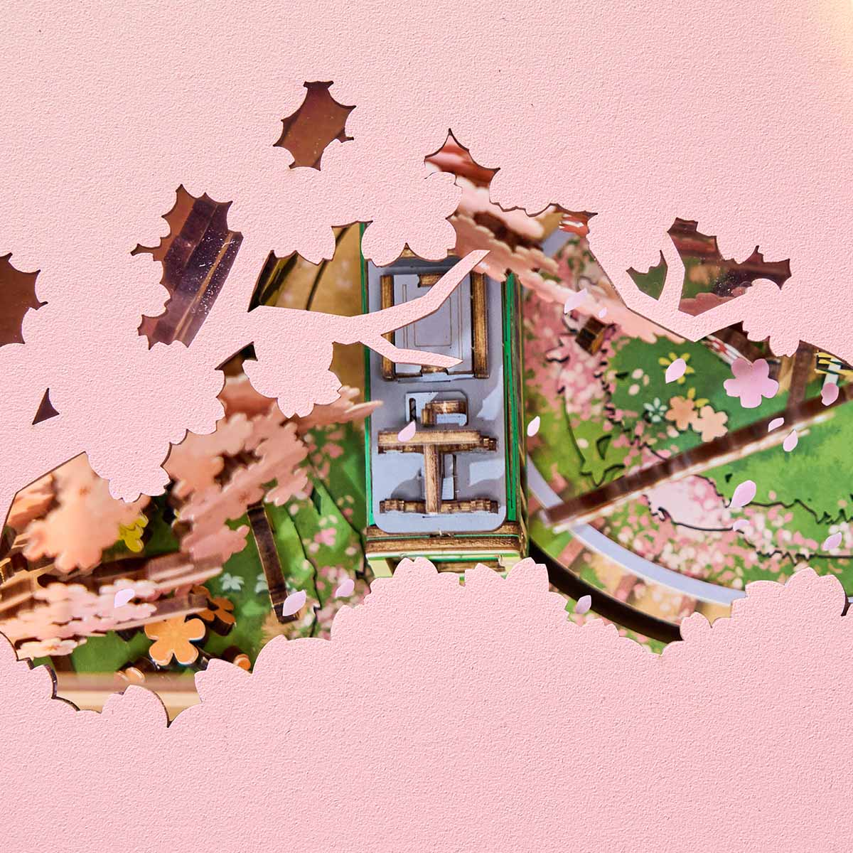 Sakura Dreamy Tour Music Box 3D Wooden Puzzle