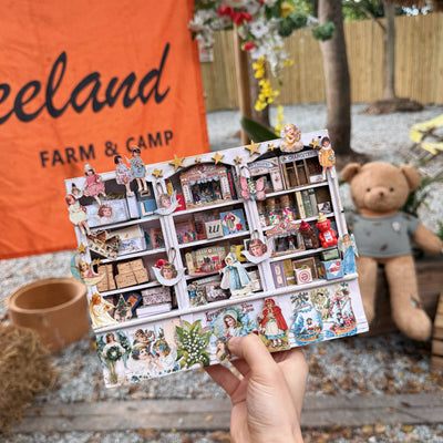 French Vintage Toy Cabinet DIY Miniature House