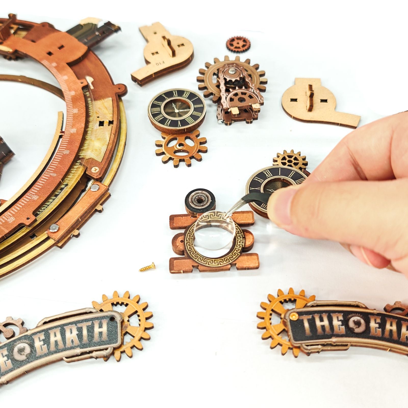 Star Trail Globe 3D Wooden Puzzle