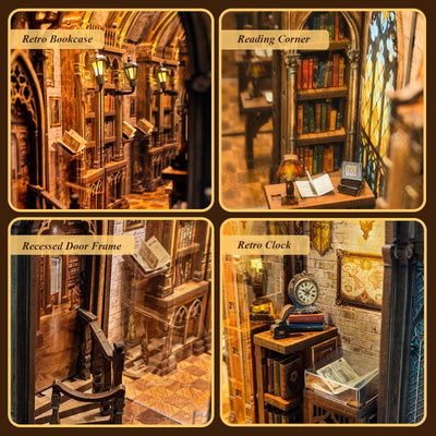 Aleph Library 3D Wooden Puzzle