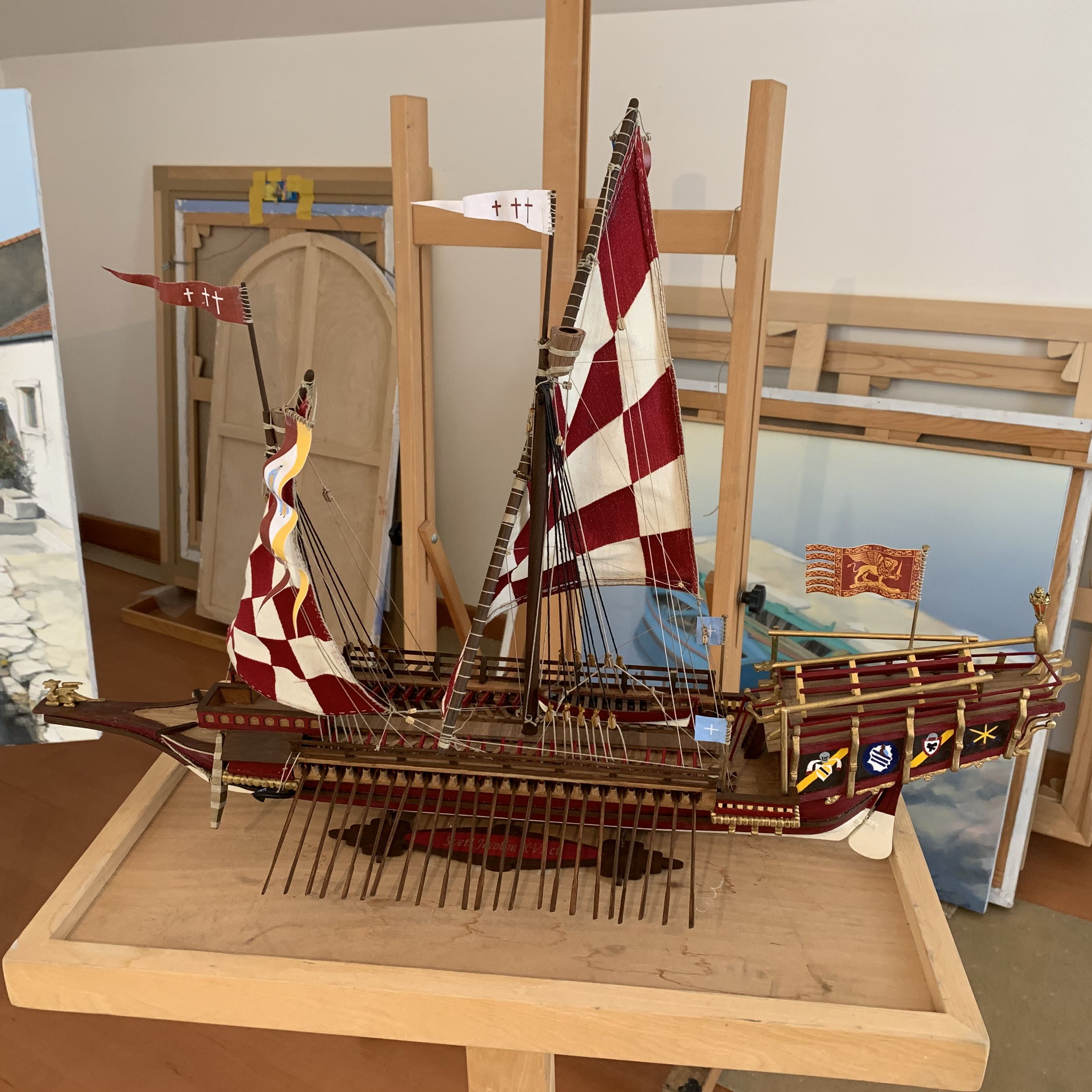 St.Jerome 3D Wooden Ship