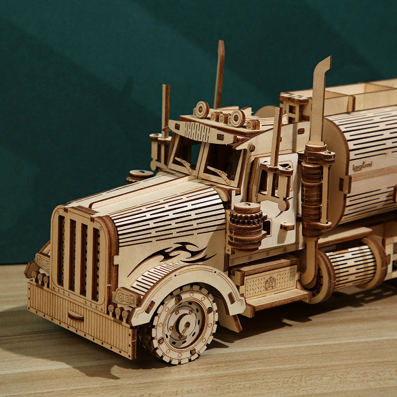Tanker Truck 3D Wooden Puzzle