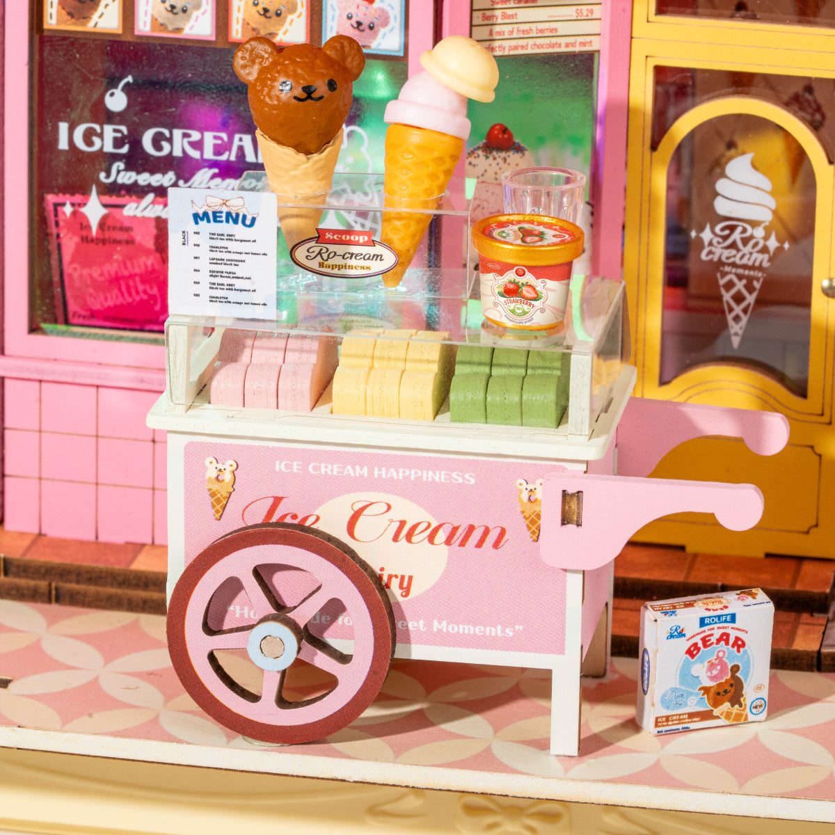 Sweet Scoopery Ice Cream 3D Wooden Puzzle