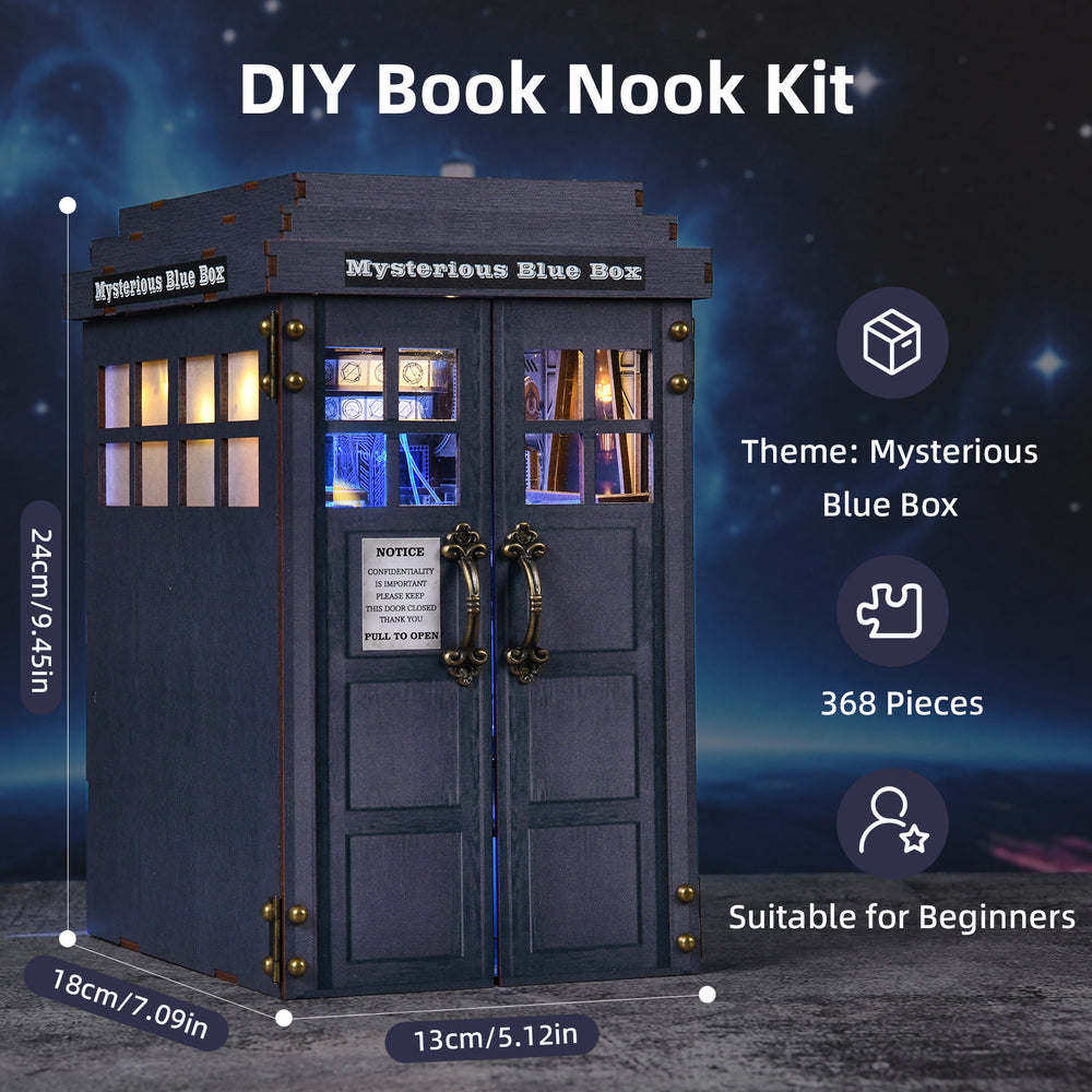 Mysterious Phone Booth Book Nook
