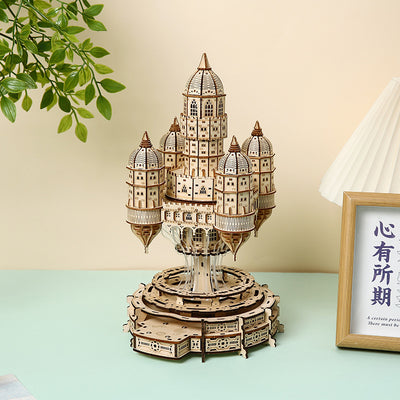 Sky City Spinning Octave Wooden Puzzle