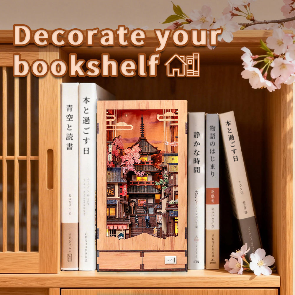 Twilight Sakura Path Book Nook