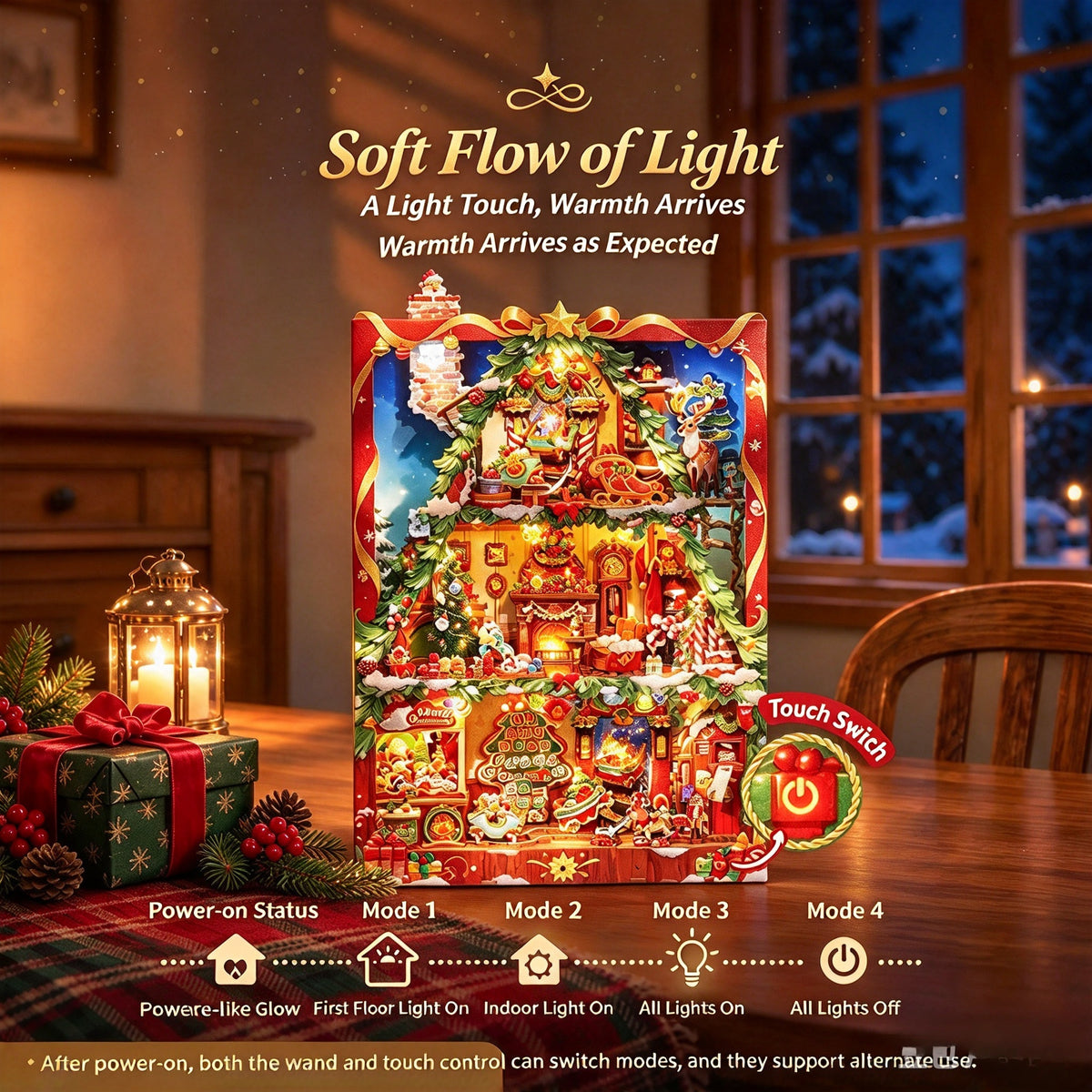 Christmas Cabin 3D Wooden Puzzle