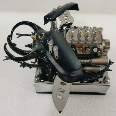 Mechanical Beetle V8 3D Metal Model