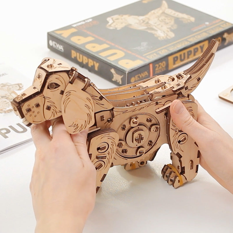 Mechanical Dog 3D Wooden Puzzle