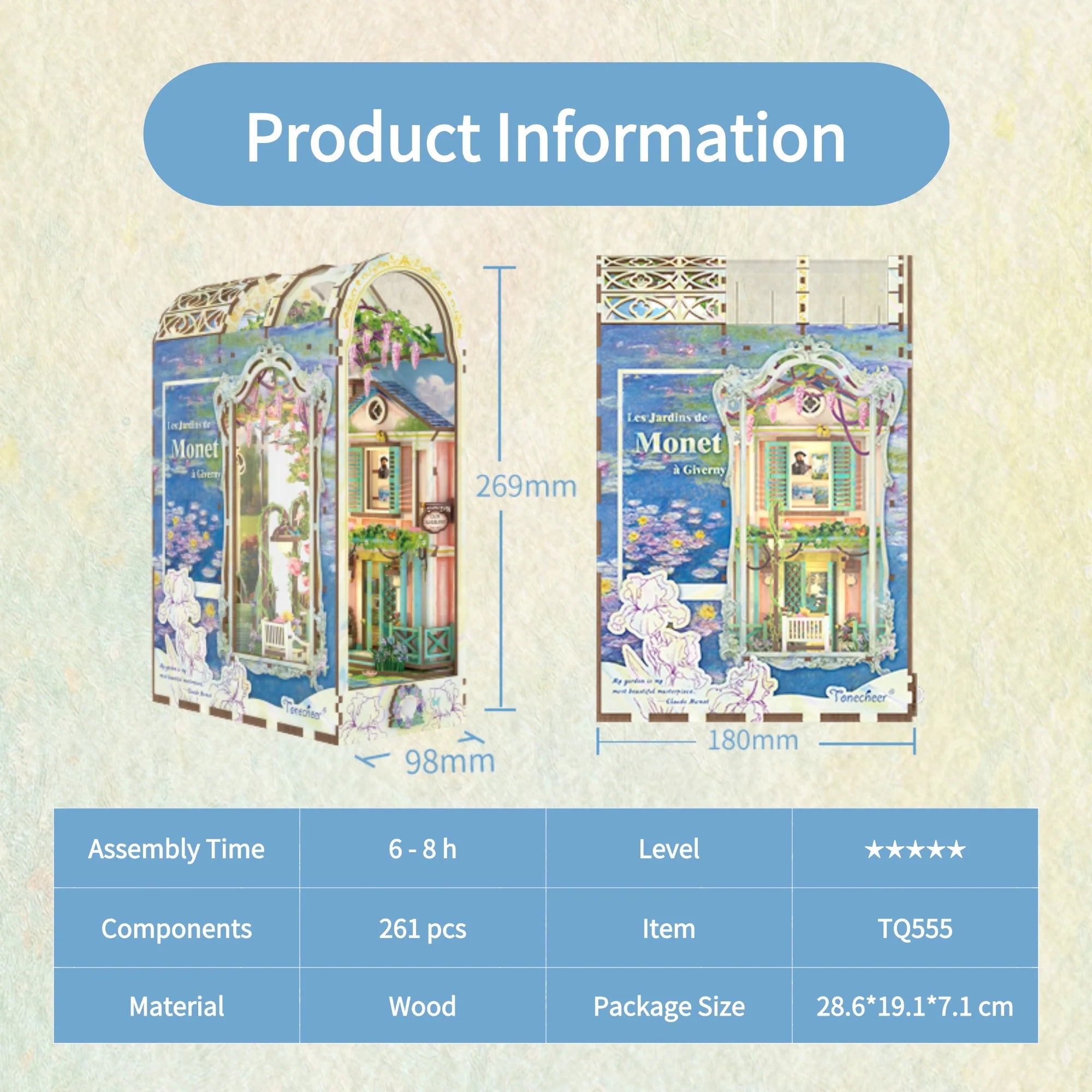 Giverny Garden DIY Book Nook