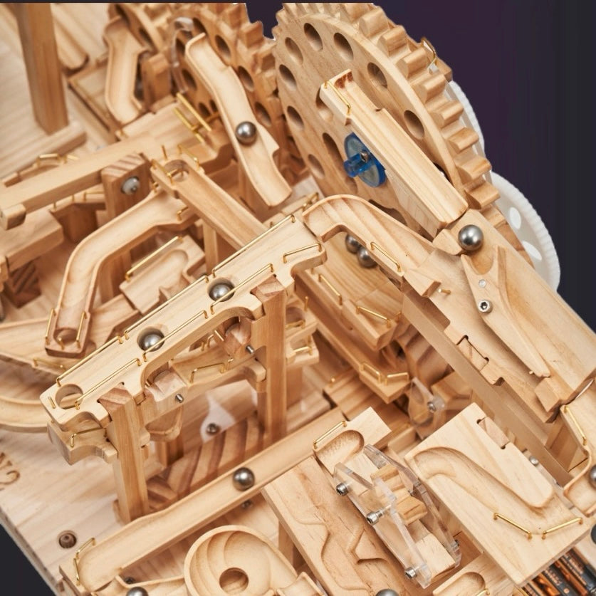 Mechanical ball track 3D Wooden Puzzle