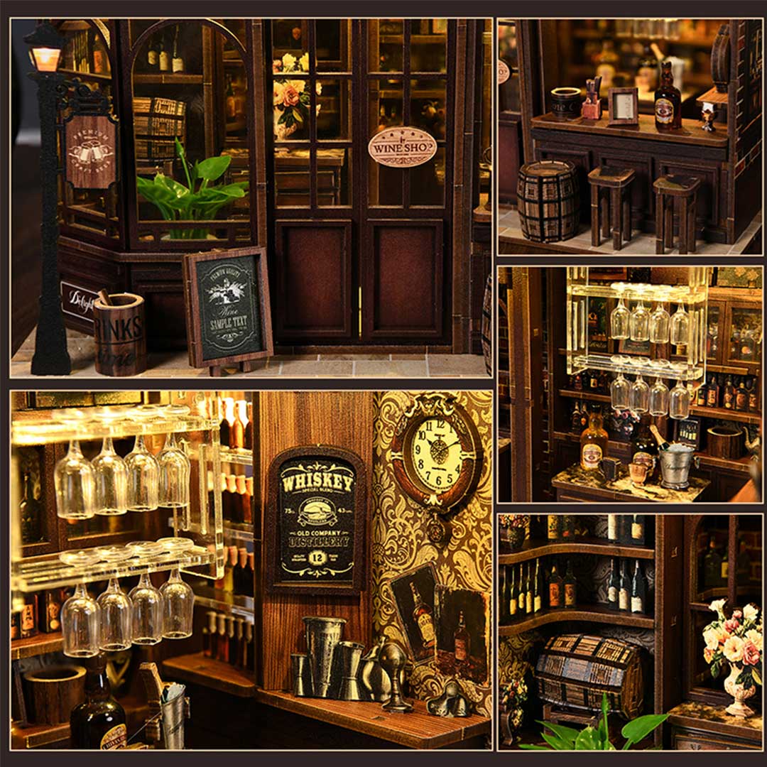 Corner Tavern DIY Miniature House Kit