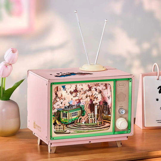 Sakura Dreamy Tour Music Box 3D Wooden Puzzle