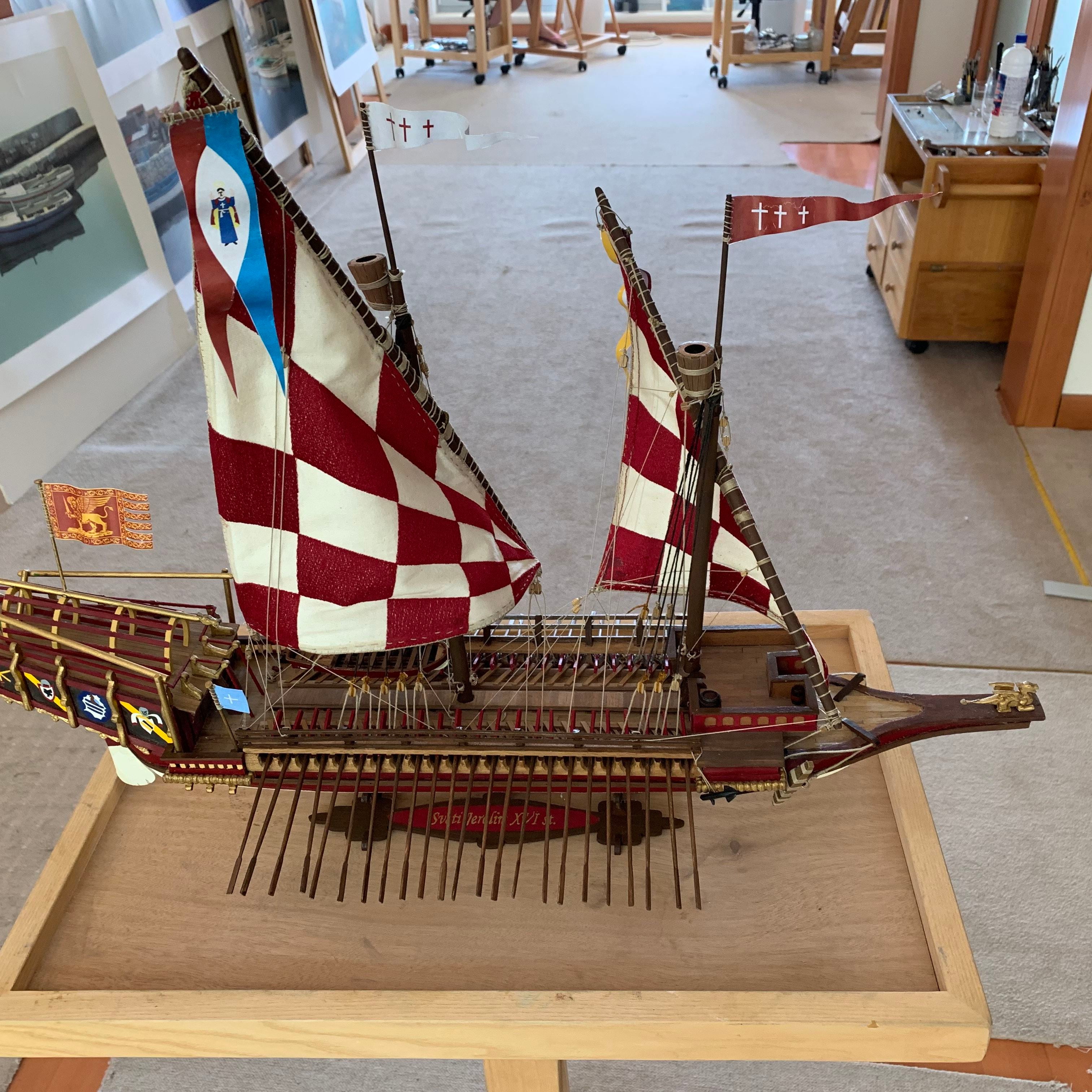 St.Jerome 3D Wooden Ship